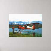 De Havilland Beaver Floatplane Canvas Afdruk (Voorkant)