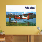 De Havilland Beaver Floatplane Canvas Afdruk (Insitu (Woonkamer))