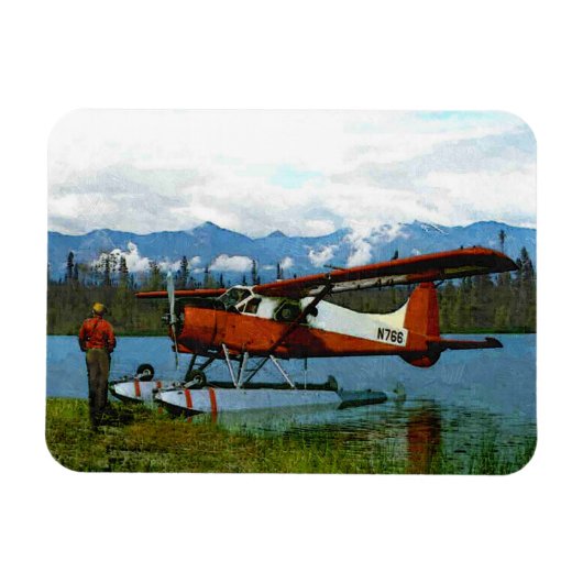 De Havilland Beaver Floatplane Magneet (Horizontaal)