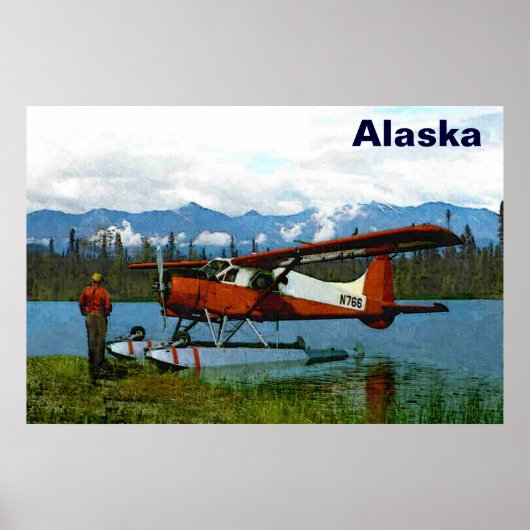 De Havilland Beaver Floatplane Poster (Voorkant)
