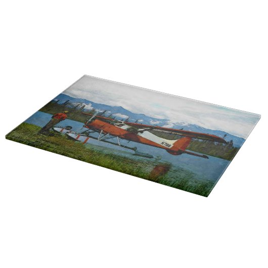 De Havilland Beaver Floatplane Snijplank (Hoek)