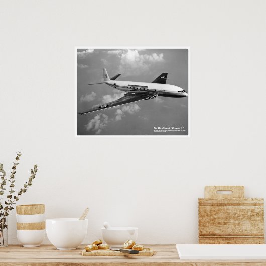 De Havilland Comet 1 Poster (Keuken)
