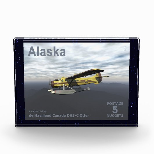 De Havilland DH3-C Otter - Alaska Postage Fotoblokken (Voorkant)