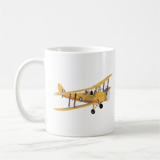de Havilland DH.82 Tiger Moth British WW2 Airplane Koffiemok