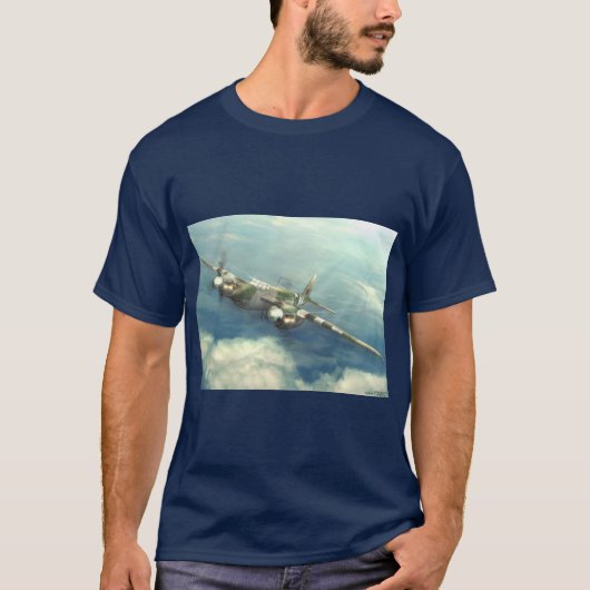 de havilland Mosquito F.B. vliegtuig T-shirt (Voorkant)