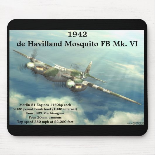 de Havilland Mosquito FB Mk. IV Muismat (Voorkant)
