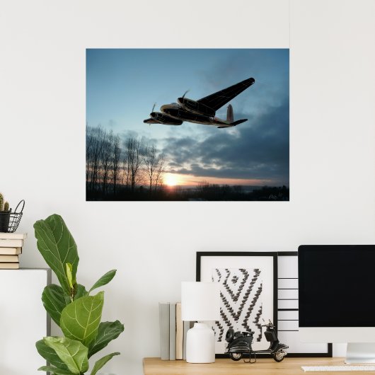 de Havilland Mosquito Poster (Thuiskantoor)