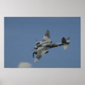 De Havilland Mosquito T3 bankieren, met invasie Poster (Voorkant)