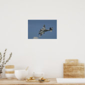 De Havilland Mosquito T3 bankieren, met invasie Poster (Keuken)