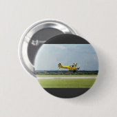 De Havilland Tiger Moth Ronde Button 5,7 Cm (Voorkant /achterkant)