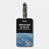 De Hawaïaanse Eilandketen Bagagelabel (Achterkant verticaal)