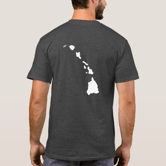De Hawaii eilanden keten T-shirt (Achterkant)