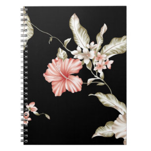 DE HAWAIIAANSE BLOEMEN VAN DE HIBISCUS NOTITIEBOEK