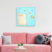 De Hawaiiaanse eilanden Canvas Afdruk (Insitu (Woonkamer))