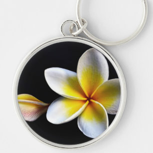 De Hawaiiaanse Frangipani Bloesems van Aloha Sleutelhanger