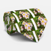 De Hawaiiaanse Frangipani Bloesems van Aloha Stropdas (Opgerold)