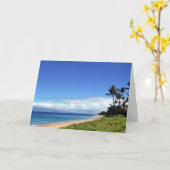 De Hawaiiaanse Kaart van de Dag van het Strand (Gele Bloem)