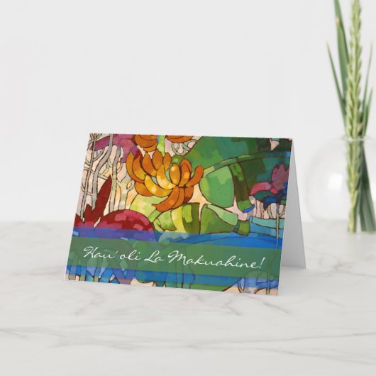 De Hawaiiaanse Kaart van het Moederdag van Bloemen (Voorkant)