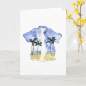 De Hawaiiaanse Kaarten van het Shirt (Gele Bloem)