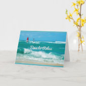 De Hawaiiaanse OceaanVerjaardag van Golven Kaart (Gele Bloem)