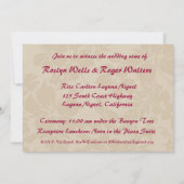 De Hawaiiaanse Tropische Uitnodigingen van de (Achterkant)