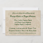 De Hawaiiaanse Tropische Uitnodigingen van de (Achterkant)