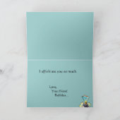 De Hawaiiaanse Vissen van de Cartoon danken u Bedankkaart (Binnen)