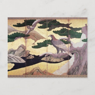 De Hawks in de Lijnen, 6 paneel het vouwscherm Briefkaart