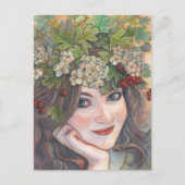 De Hawthorn Queen. Briefkaart (Voorkant)