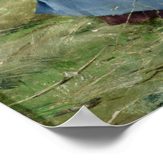 De Hay draaien (olie op canvas) Poster (Hoek)