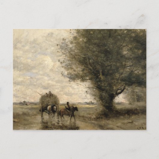 De Haycart, c. 1860 Briefkaart (Voorkant)