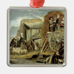 De Haycart, of Return from Haymaking, 1641 Metalen Ornament