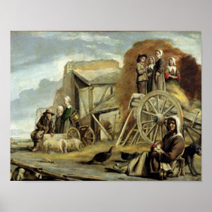 De Haycart, of Return from Haymaking, 1641 Poster