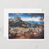 De Haymaking, Pieter Bruegel Briefkaart (Voorkant / Achterkant)