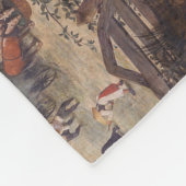 De Haymaking, Pieter Bruegel Fleece Deken (Hoek)