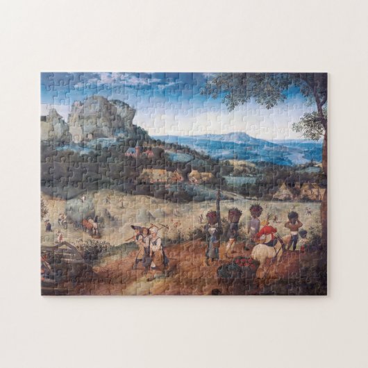 De Haymaking, Pieter Bruegel Legpuzzel (Horizontaal)