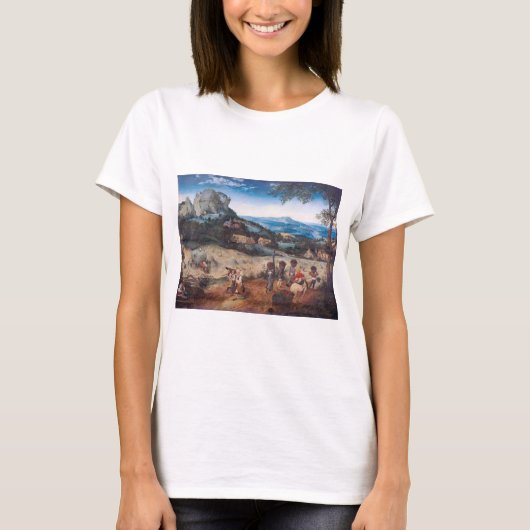 De Haymaking, Pieter Bruegel T-shirt (Voorkant)
