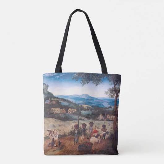 De Haymaking, Pieter Bruegel Tote Bag (Achterkant)