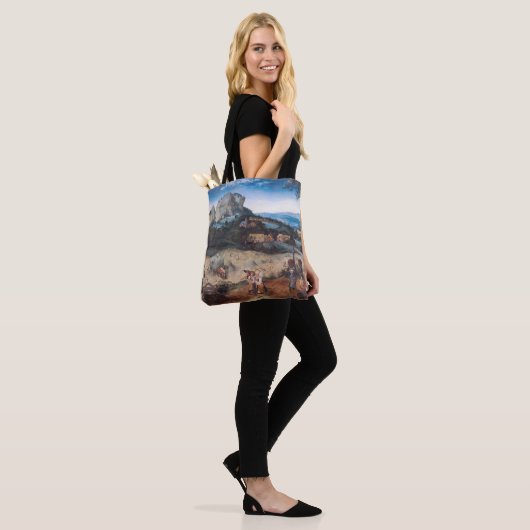 De Haymaking, Pieter Bruegel Tote Bag (Op model)