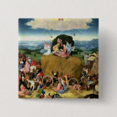 De Haywain Vierkante Button 5,1 Cm (Voorkant)