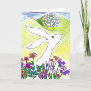 De hazen en het Labyrint Feestdagen Kaart