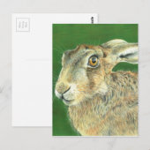 De Hazen van de lente Briefkaart (Voorkant / Achterkant)