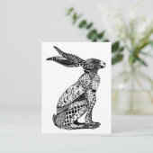 De Hazen van de zitting Briefkaart (Staand voorkant)