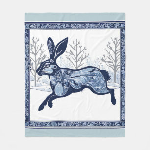 De Hazen Winter's Whimsical Wandering Fleece Deken