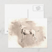 De headless Dog Briefkaart (Voorkant / Achterkant)