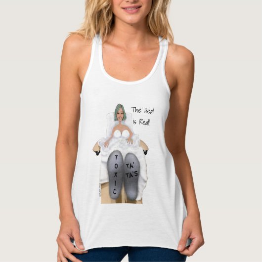 De Heal is Real. Borstimplantatie shirt (Voorkant)