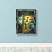 De Healer Canvas Afdruk (Insitu (Houten vloer))