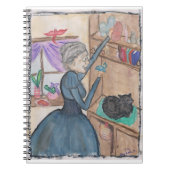 De Healer en haar kat Notitieboek (Voorkant)