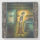 De Healer Stenen Onderzetter (Voorkant)