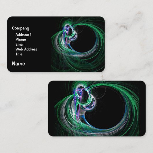 De Healer Visitekaartje (Voorkant / Achterkant)